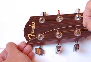 How to string a guitar